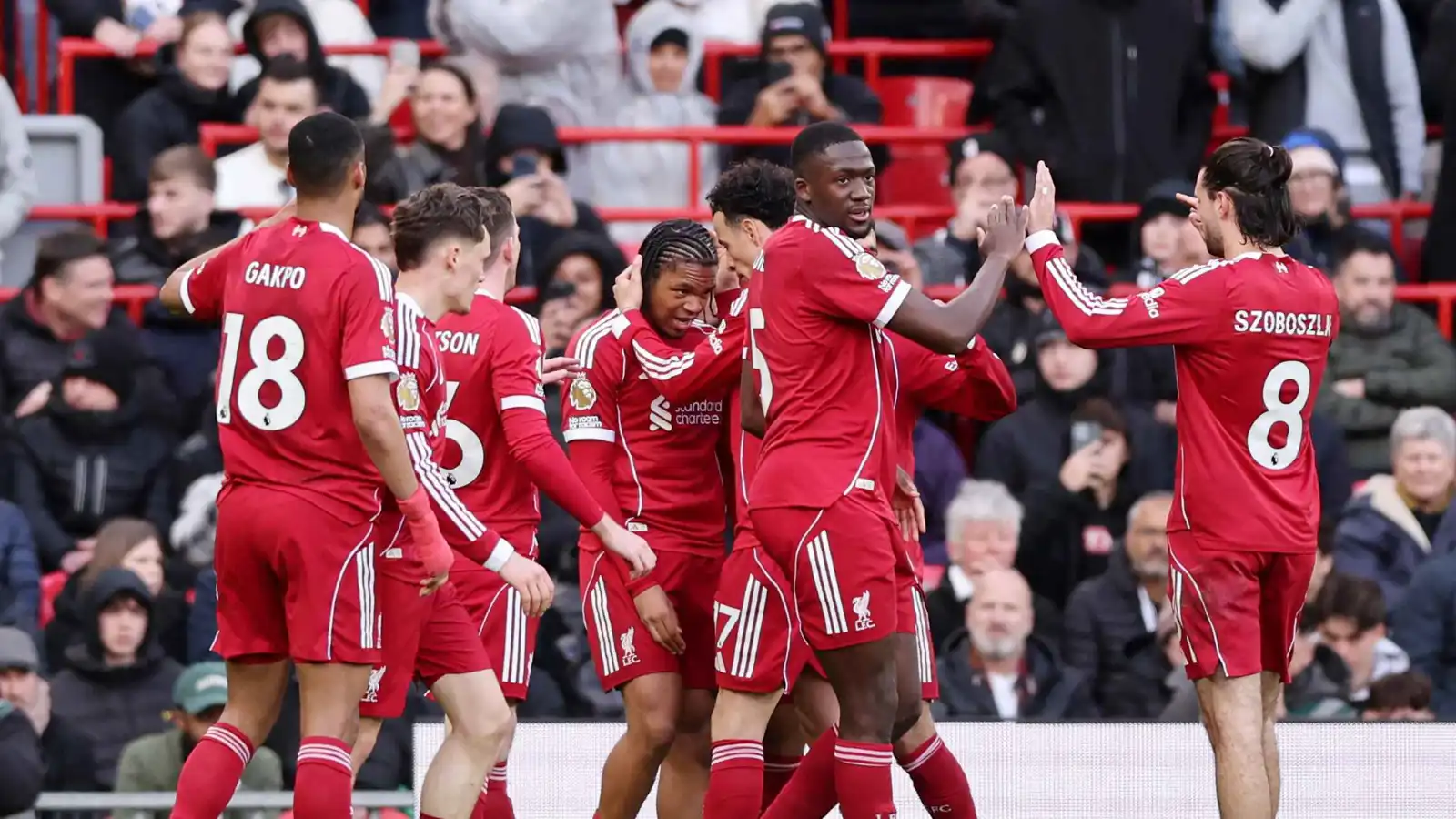 ليس محمد صلاح.. أكثر لاعب أبهر جماهير ليفربول بعد الفوز على فولهام