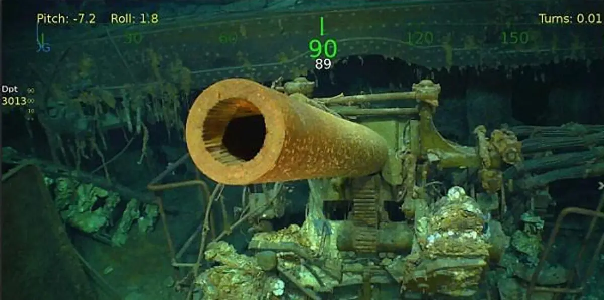 العثور على حطام حاملة طائرات أمريكية مفقودة منذ الحرب العالمية الثانية (صور)