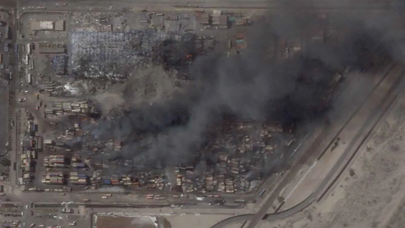 اعتقالات في إيران على خلفية انفجار ميناء رجائي