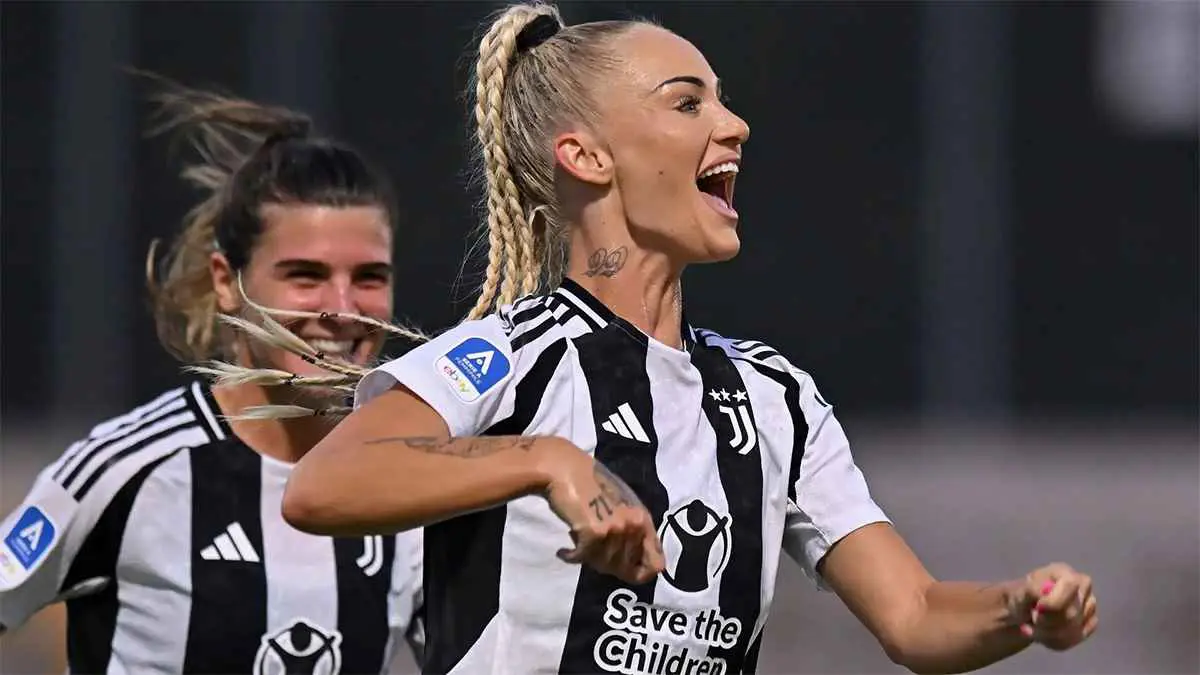 هجوم صادم على أليشا ليمان بسبب تصرفاتها في احتفال يوفنتوس (فيديو)