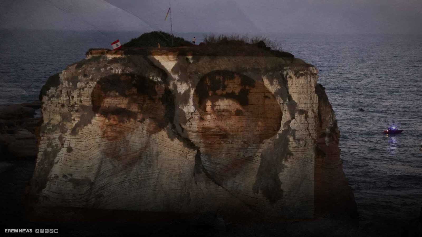 "حزب الله" يتحدى الدولة.. إضاءة "صخرة الروشة" تثير أزمة سياسية (فيديو إرم)