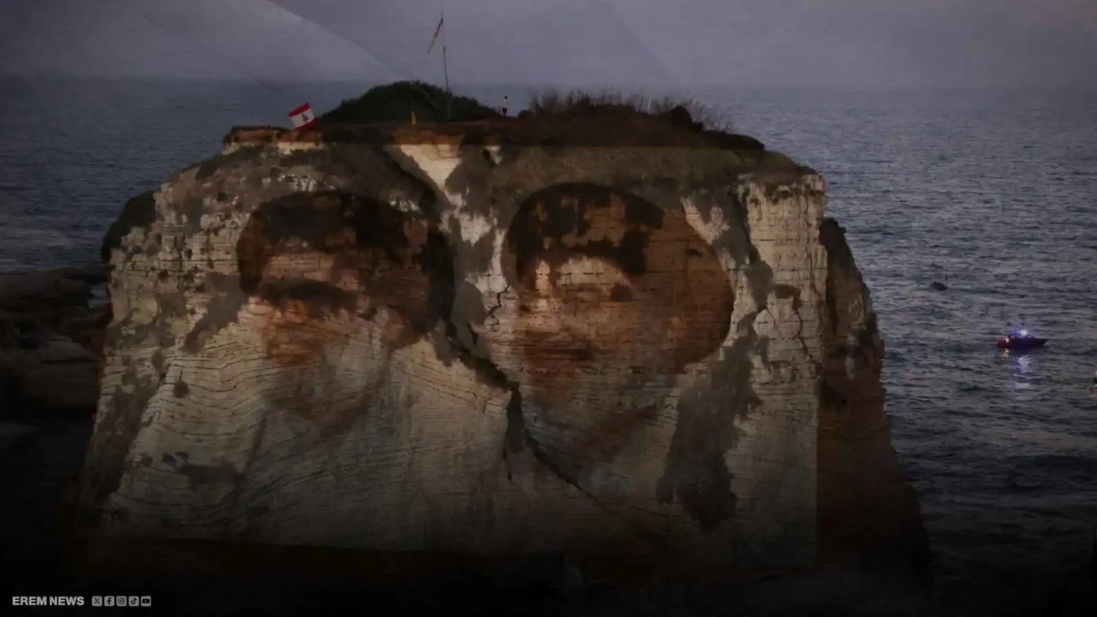 "حزب الله" يتحدى الدولة.. إضاءة "صخرة الروشة" تثير أزمة سياسية (فيديو إرم)