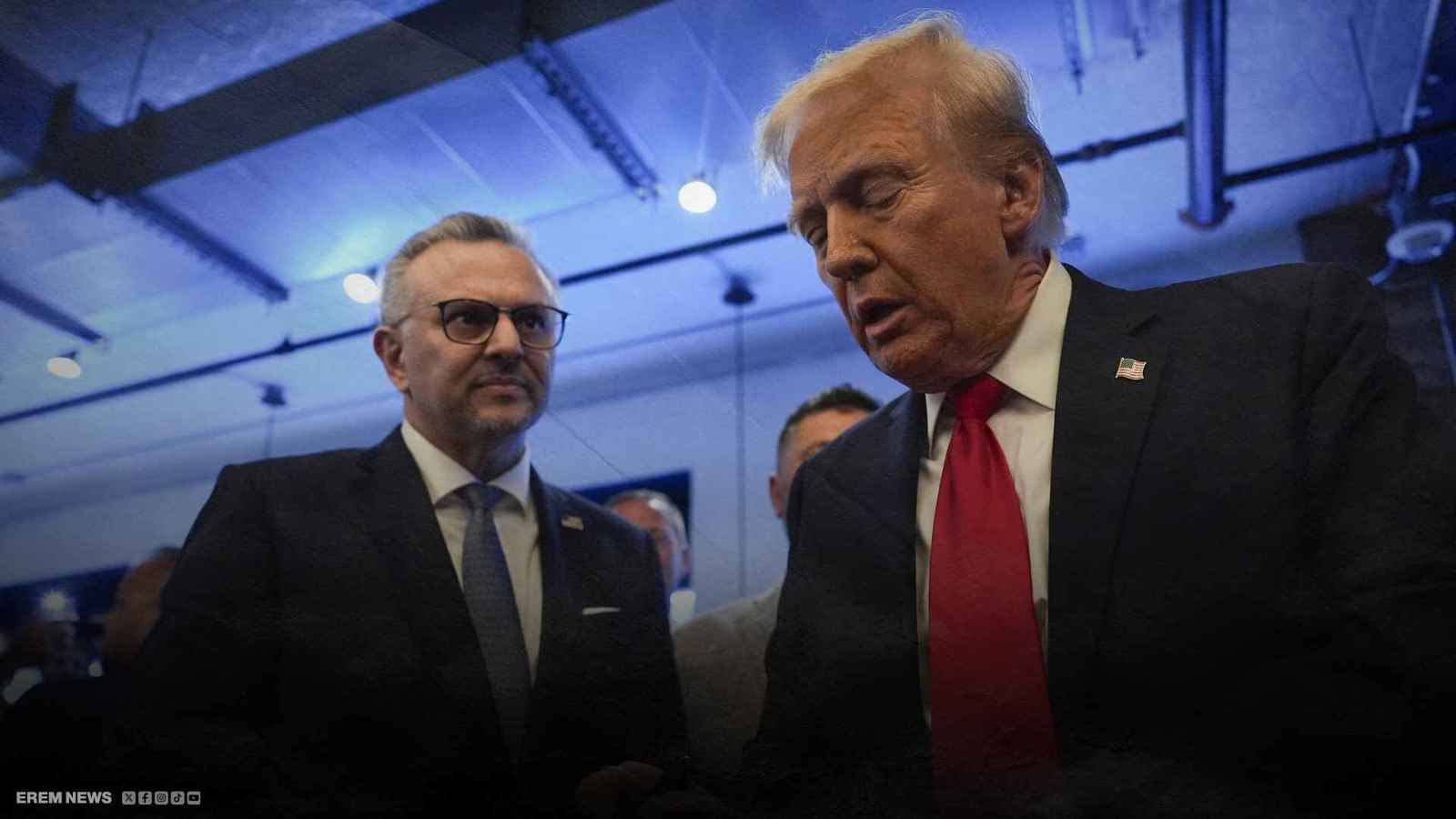 دونالد ترامب ومسعد بولس