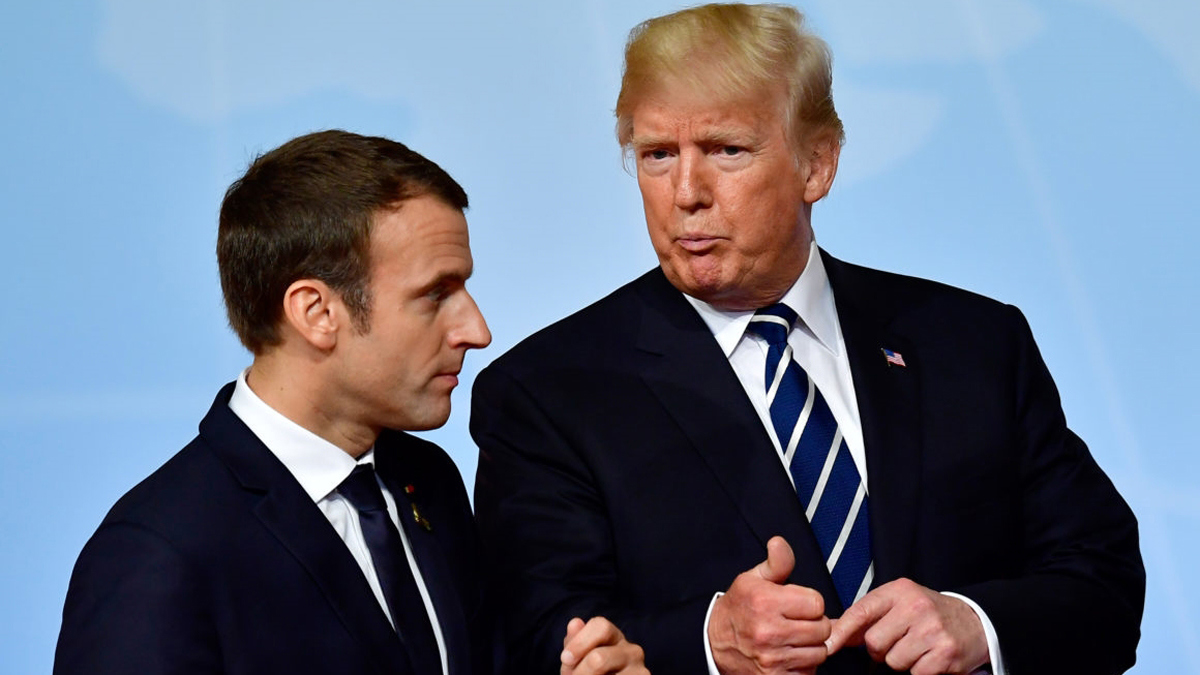 ترامب وماكرون يبديان قلقهما بشأن التوترات بين اليونان وتركيا