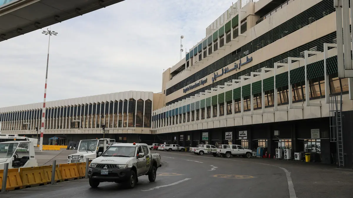 سقوط 3 صواريخ قرب مطار بغداد الدولي