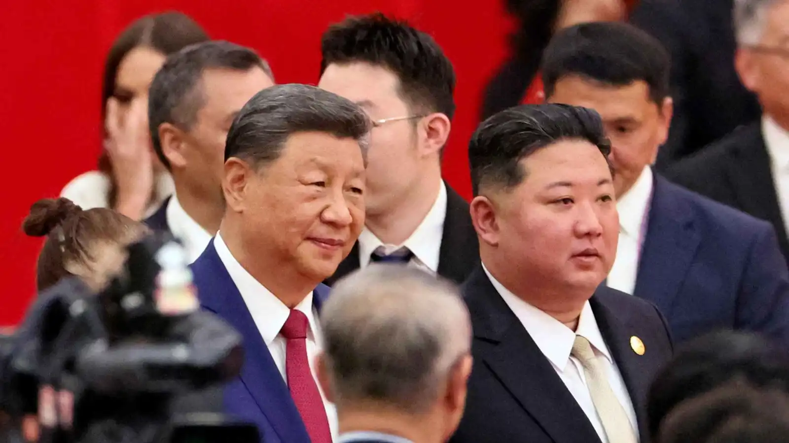 الرئيس الصيني يجري محادثات مع زعيم كوريا الشمالية في بكين