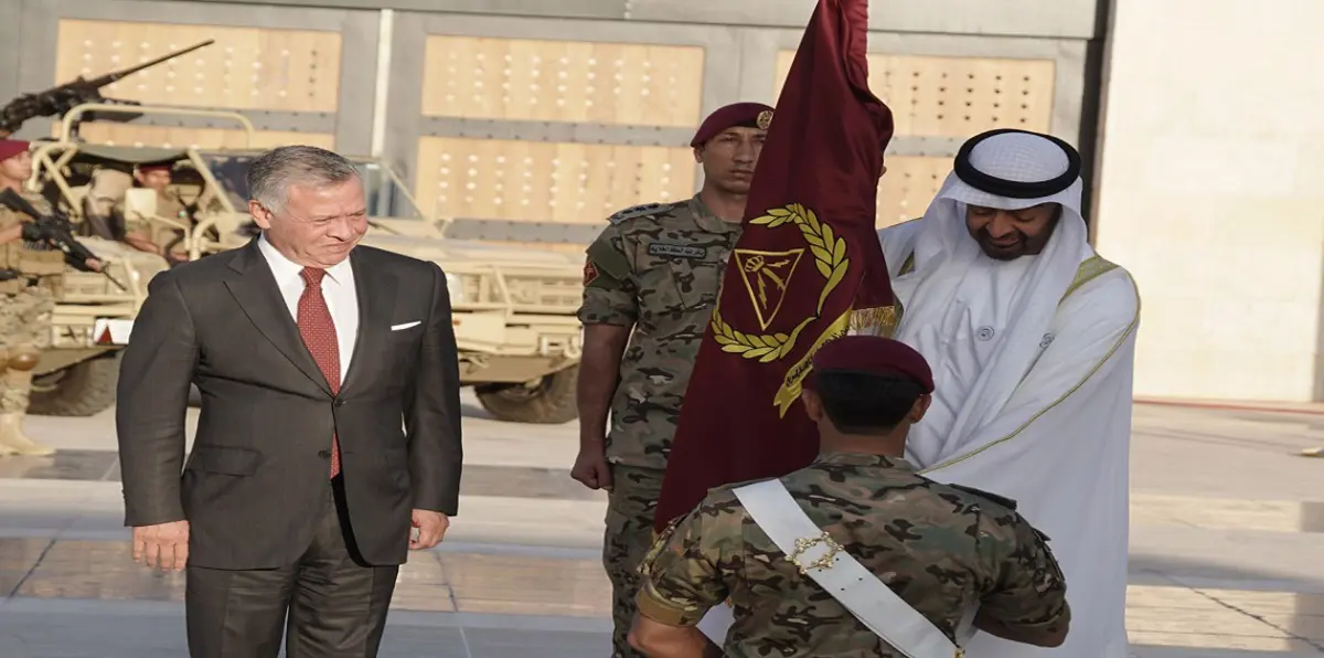 الأردن يطلق اسم محمد بن زايد على لواء التدخل السريع (صور)