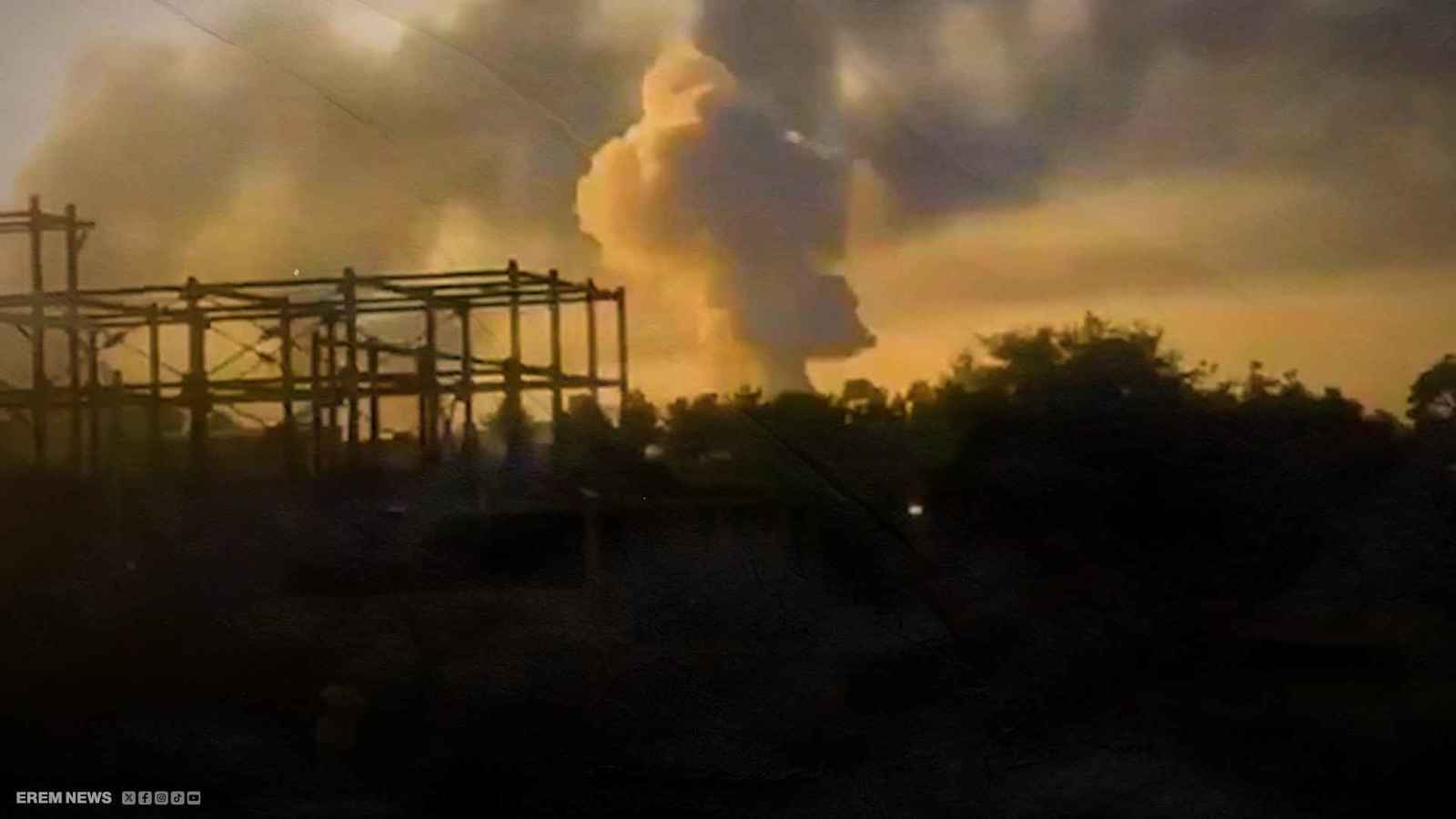 قصف إسرائيلي على إيران