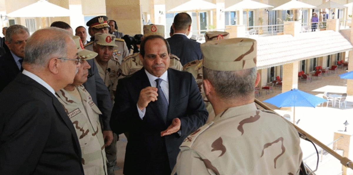 السيسي: مساهمة الجيش في الاقتصاد تتراوح بين 1.5 و 2%