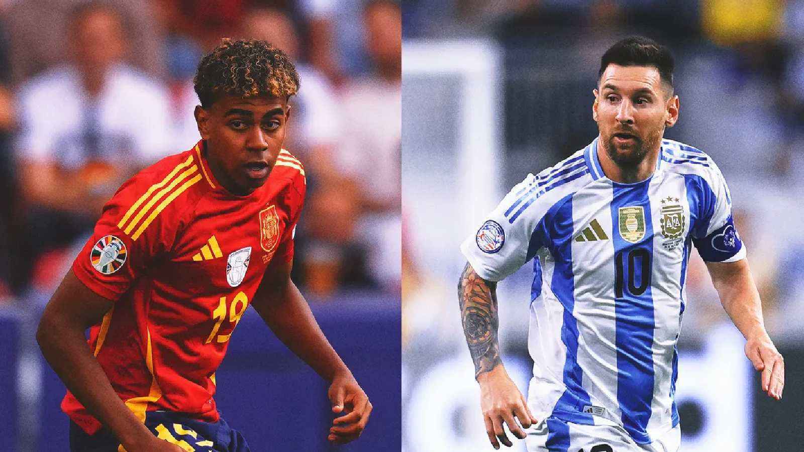 ميسي يفاجئ لامين يامال (صورة)