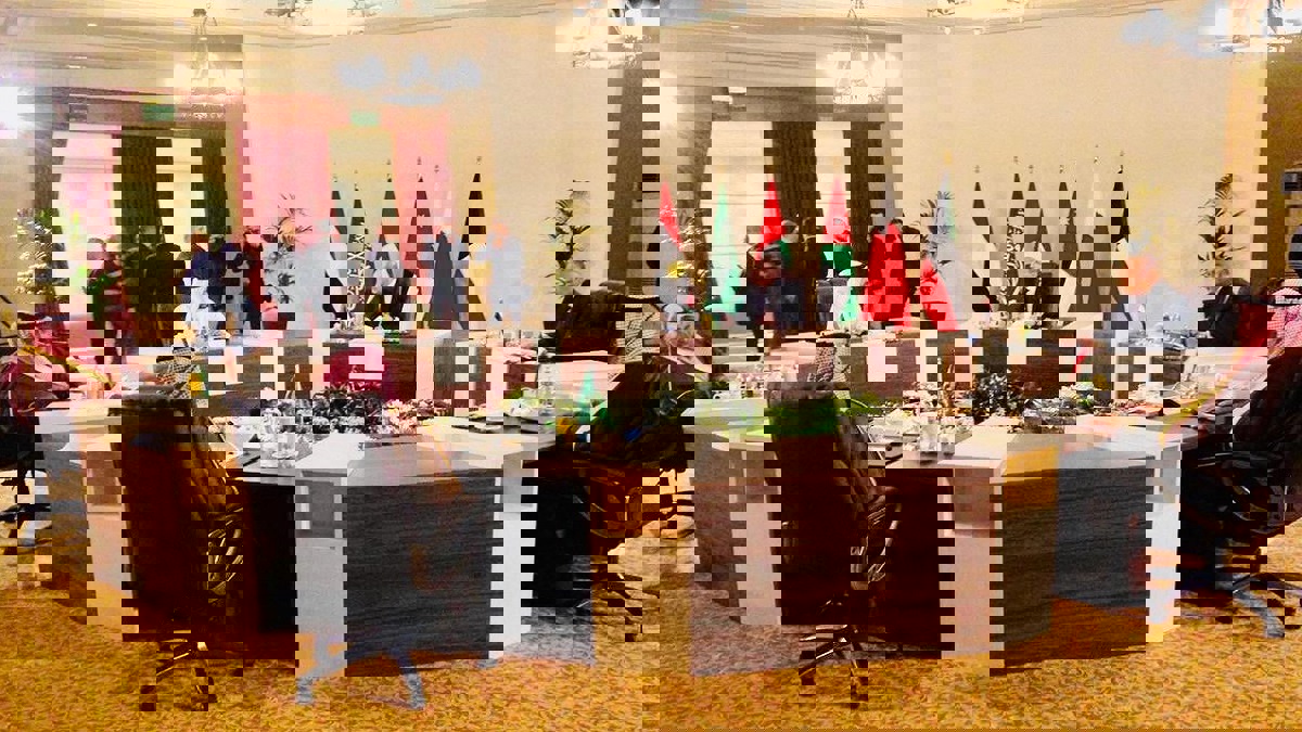 6 وزراء عرب يعقدون اجتماعًا في البحر الميت (فيديو)