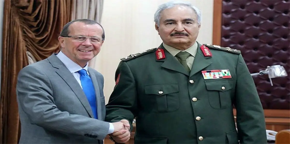 كوبلر  يطمح للقاء قريب مع المشير خليفة حفتر