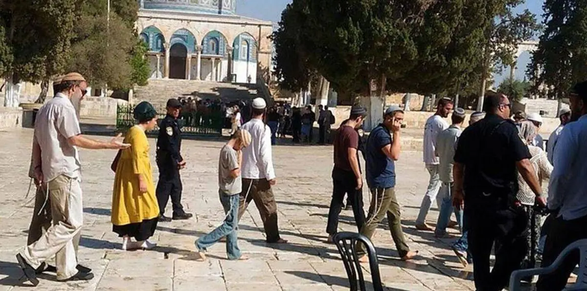 عشرات المستوطنين يقتحمون المسجد الأقصى‎