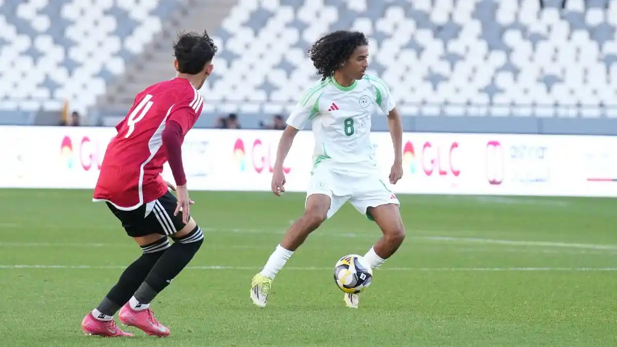 مباراة منتخبي الجزائر وليبيا في بطولة شمال إفريقيا تحت 17 عا