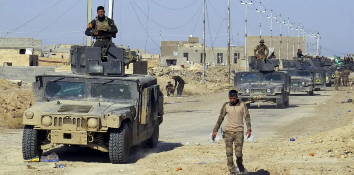 إصابة آمر فوج بسقوط قذيفة هاون شمال الرمادي