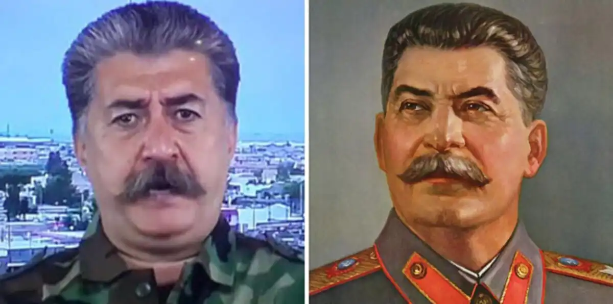 ستالين وحسين