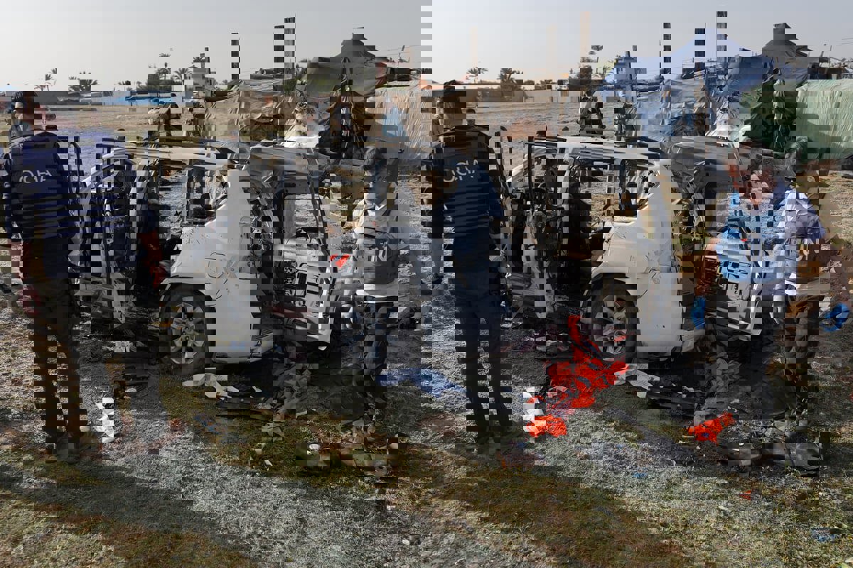 أول اعتذار رسمي من إسرائيل عن حادثة "وورلد سنترال كيتشن"