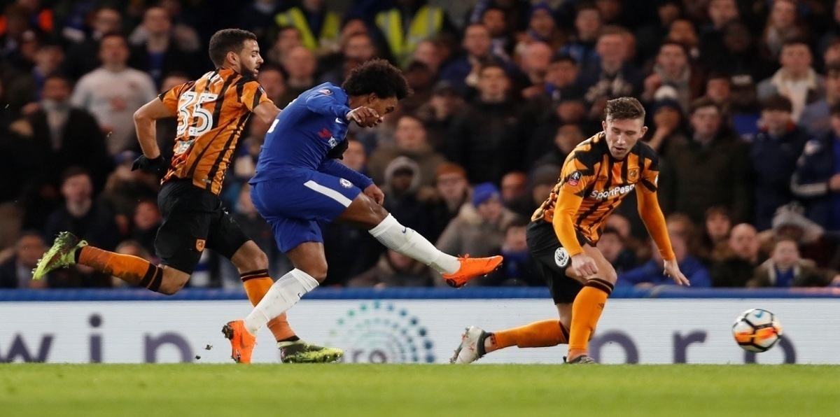 برباعية نظيفة.. تشيلسي يتأهل لربع نهائي كأس الاتحاد الإنجليزي على حساب هال سيتي (فيديو)