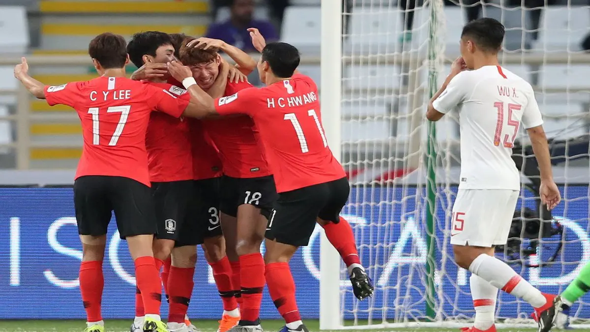 كوريا الجنوبية تهزم الصين بثنائية نظيفة وتعتلي قمة مجموعتها بكأس أمم آسيا (فيديو)