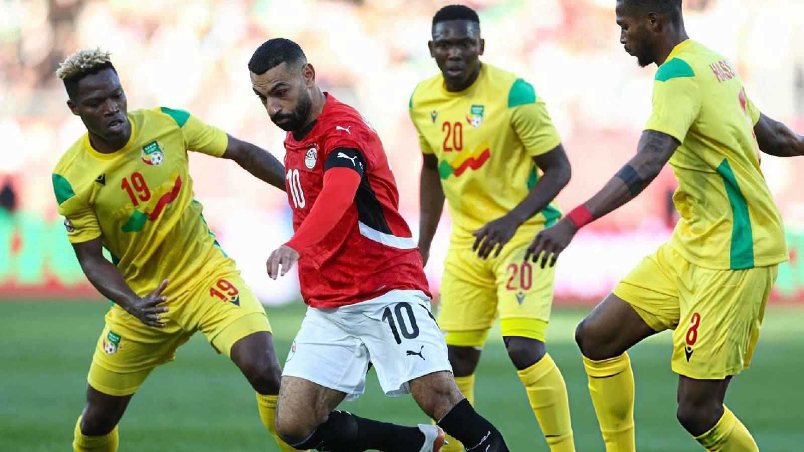 ترتيب هدافي كاس الأمم الإفريقية بعد هدف محمد صلاح أمام بنين 