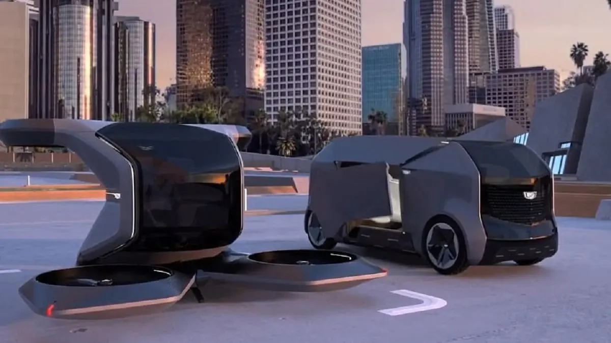 "جنرال موتورز" تكشف النقاب عن سيارة أجرة طائرة ذاتية القيادة (فيديو وصور)