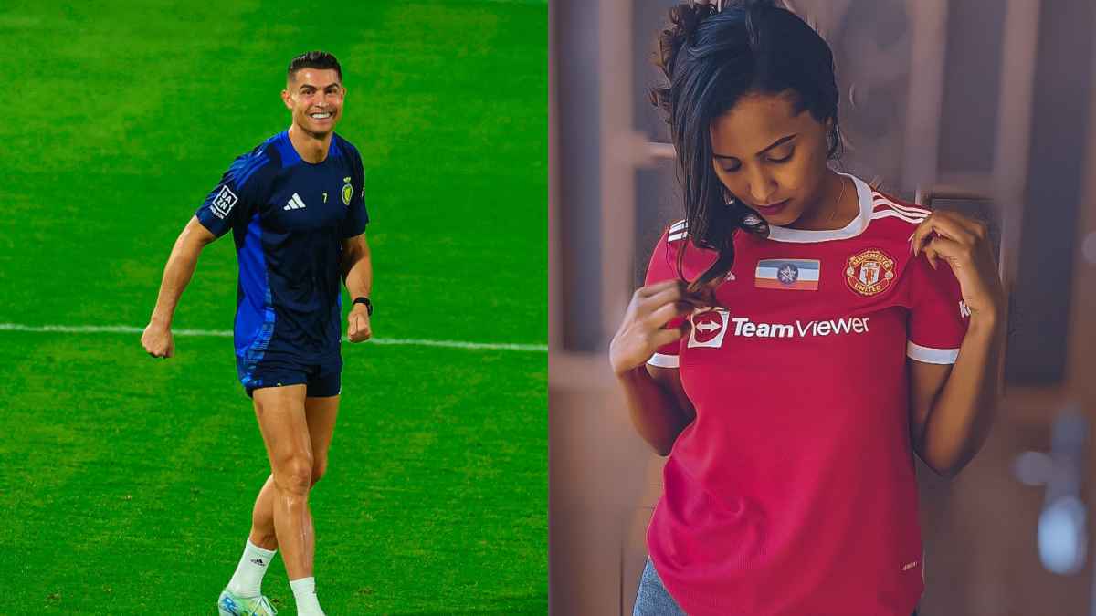 عاشقة كريستيانو رونالدو "الإثيوبية" تحقق حلمها بمشاهدته (فيديو)