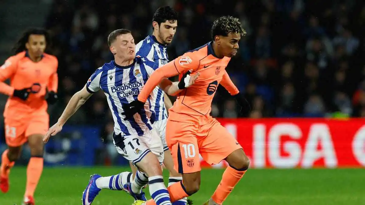 نتيجة وملخص وأهداف مباراة برشلونة ضد ريال سوسييداد في الدوري الإسباني