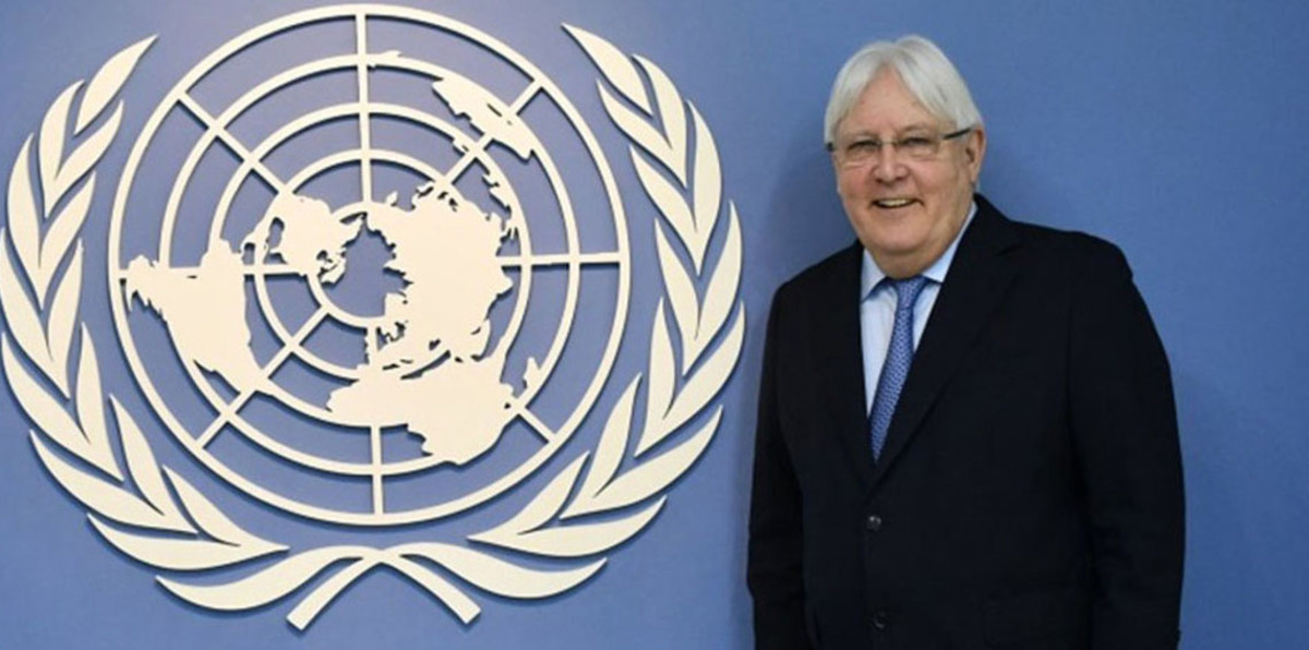 مارتن غريفيث يصل إلى عدن الإثنين المقبل للقاء الرئيس اليمني