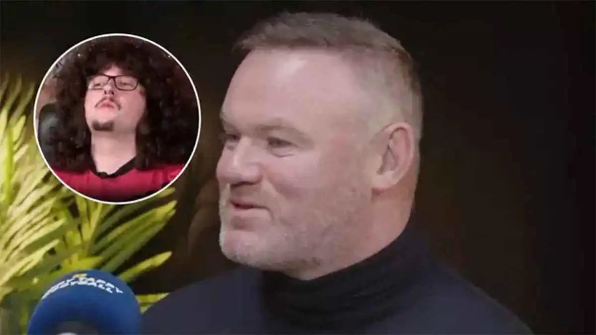 واين روني يهاجم مشجع مانشستر يونايتد صاحب "قصة الشعر" الشهيرة (فيديو)