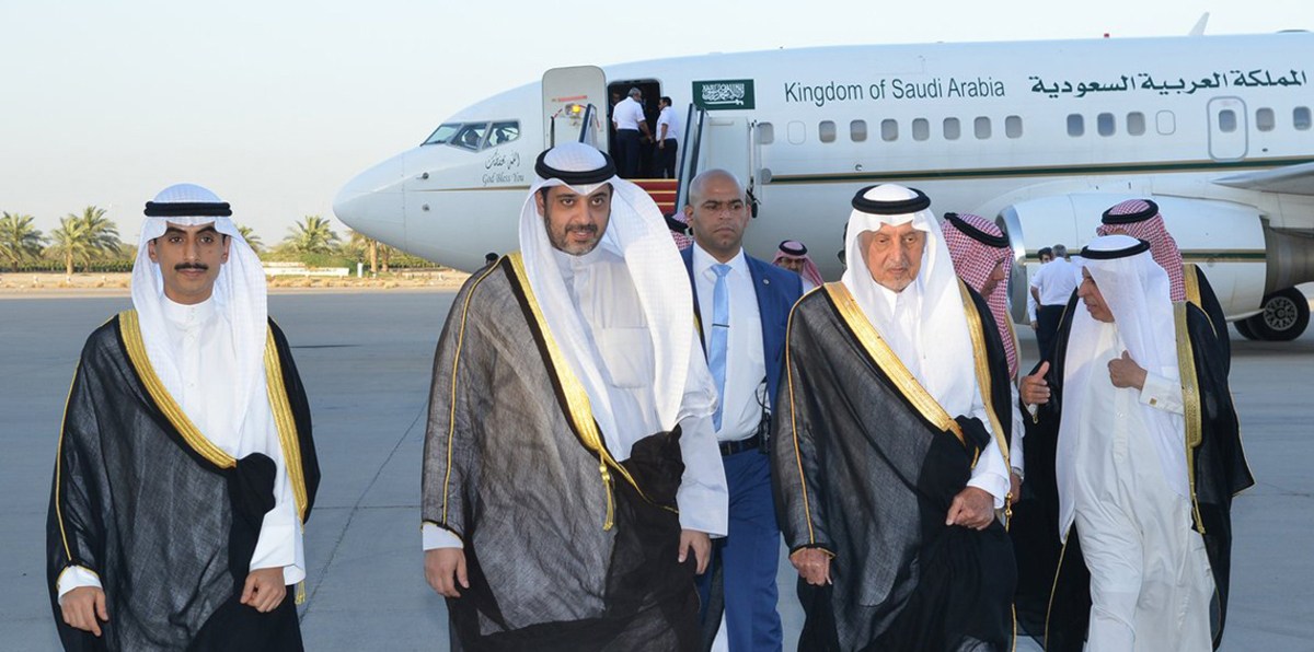 مستشار الملك سلمان الأمير خالد الفيصل يصل الكويت في زيارة غير معلنة‎