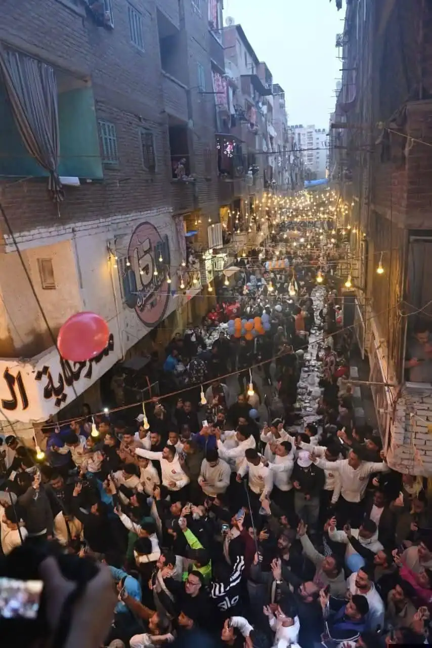 مائدة إفطار حي المطرية