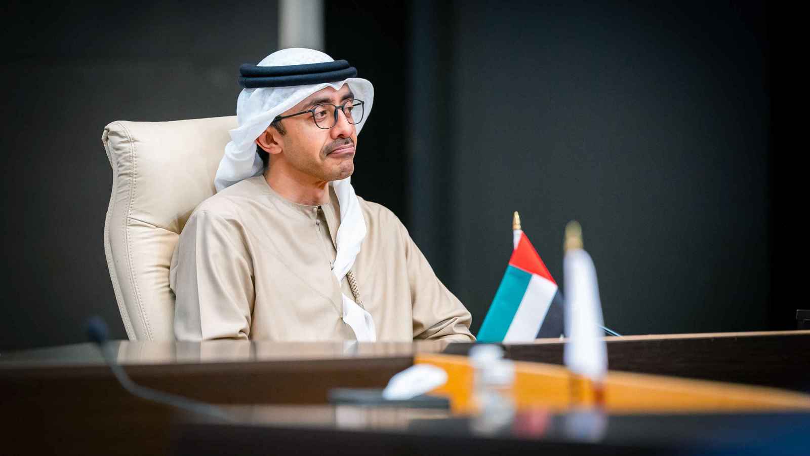 عبد الله بن زايد يبحث تطورات سوريا مع وزيري خارجية الكويت والمغرب