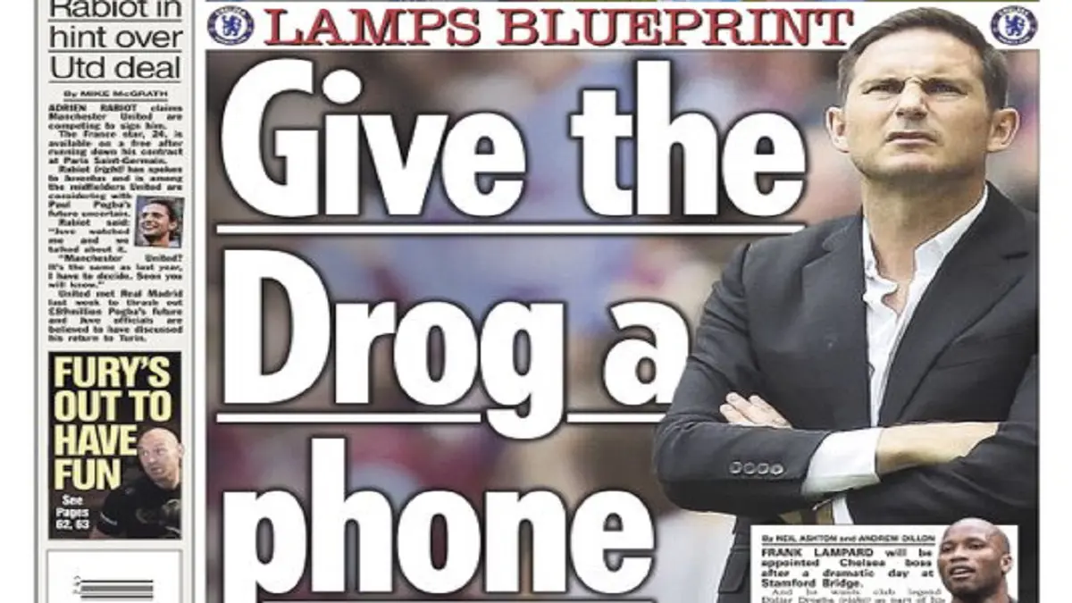 عناوين الصحف الرياضية العالمية.. لامبارد يستعين بدروغبا وميسي يبدأ حلم كوبا أمريكا (صور)