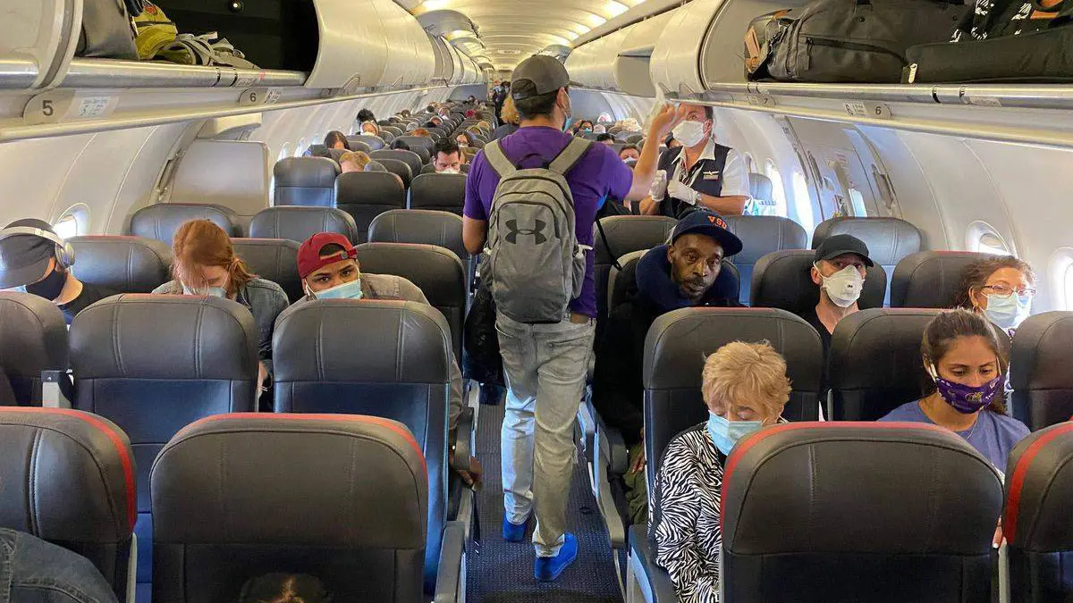 دراسة مطمئنة عن مخاطر الإصابة بفيروس كورونا خلال السفر بالطائرة‎