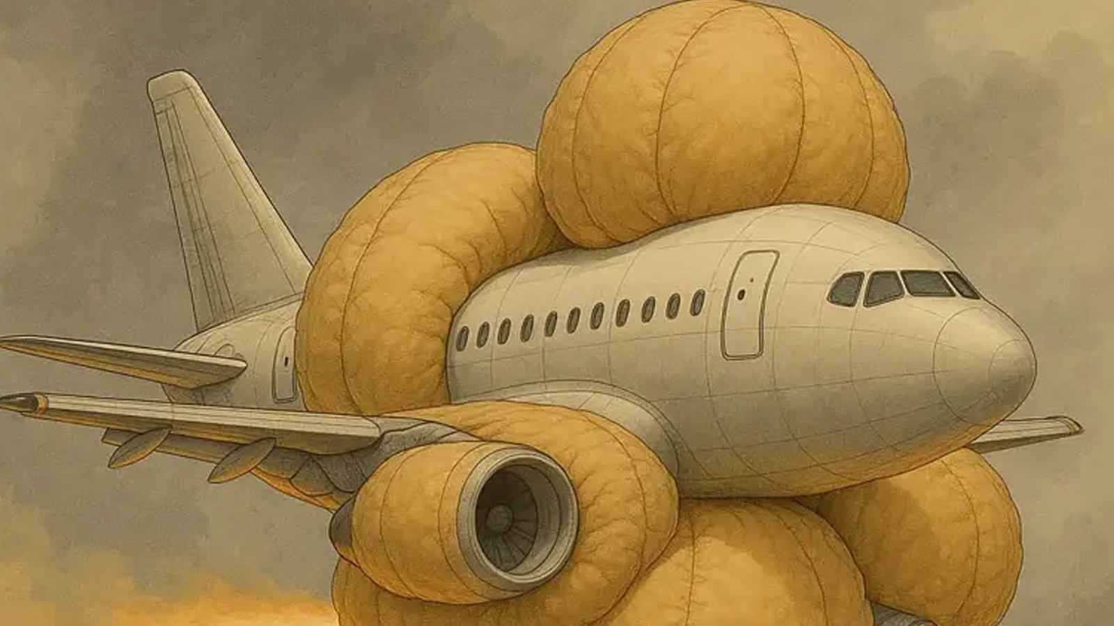 وداعا للاصطدام.. وسائد هوائية عملاقة لمنع تحطم الطائرات