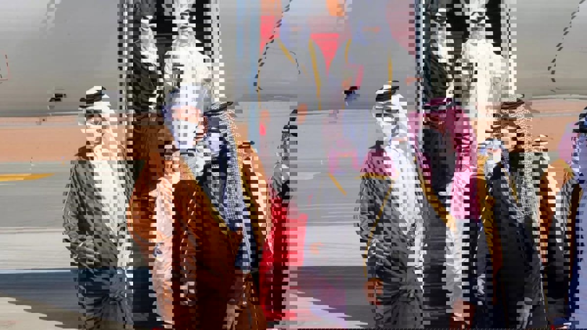 بالفيديو.. محمد بن سلمان وأمير قطر يتجولان في محافظة "العلا" ‎