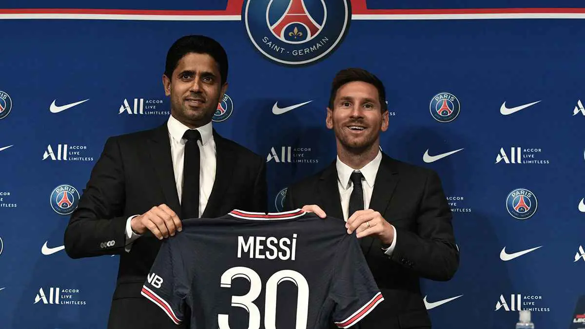 ناصر الخليفي يكشف أسرارا مثيرة عن صفقة ميسي (فيديو)