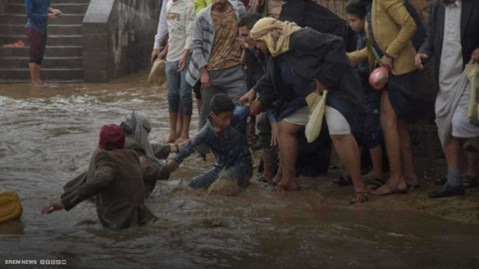 من فيضانات اليمن