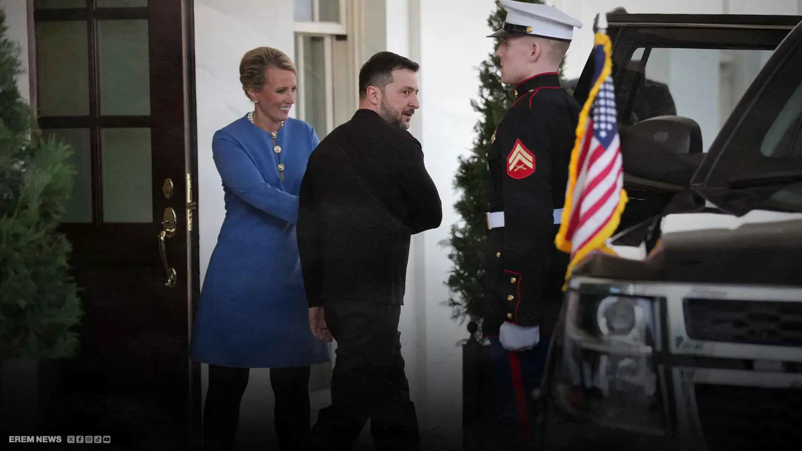 زيلينسكي يغادر البيت الأبيض