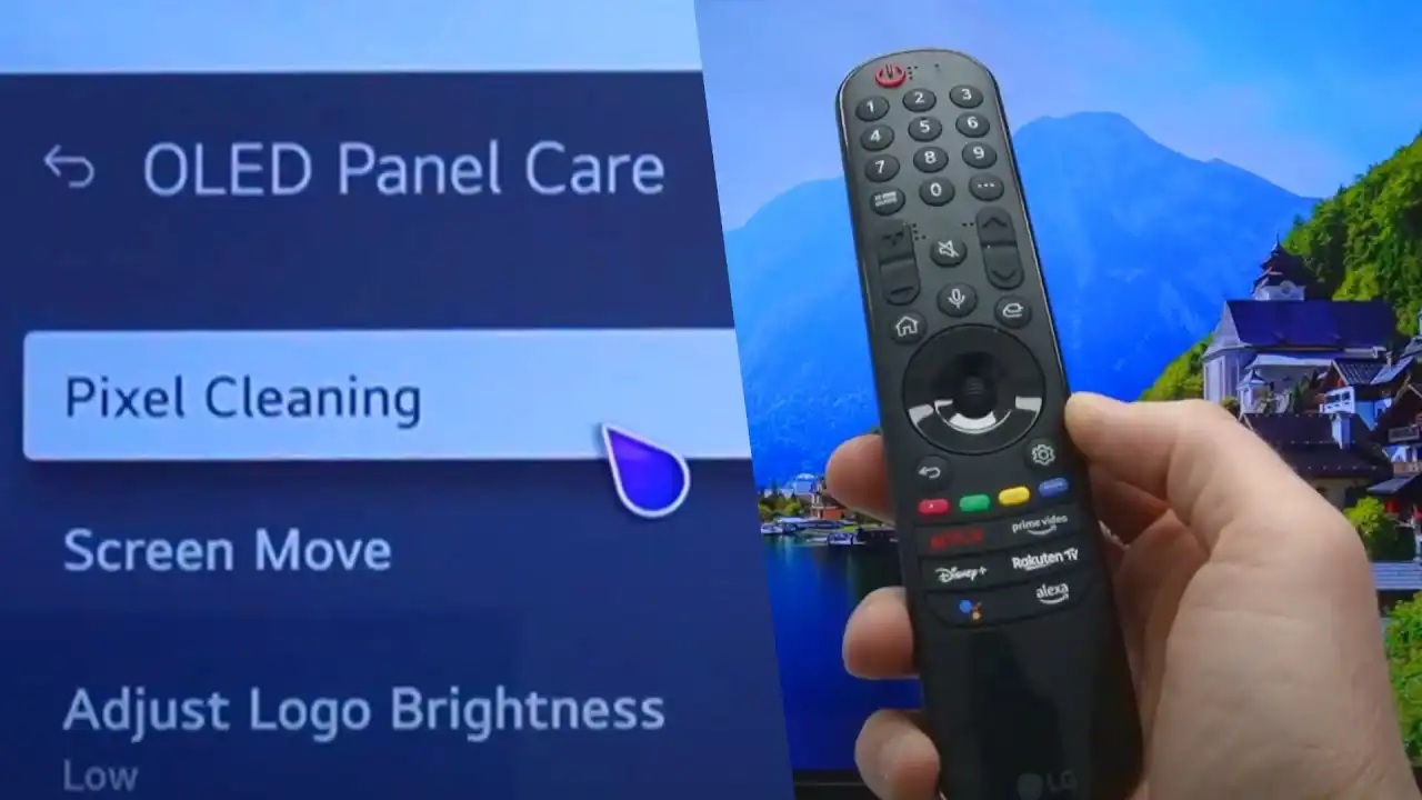 تنظيف البكسلات لشاشاتOLED (تعبيرية)