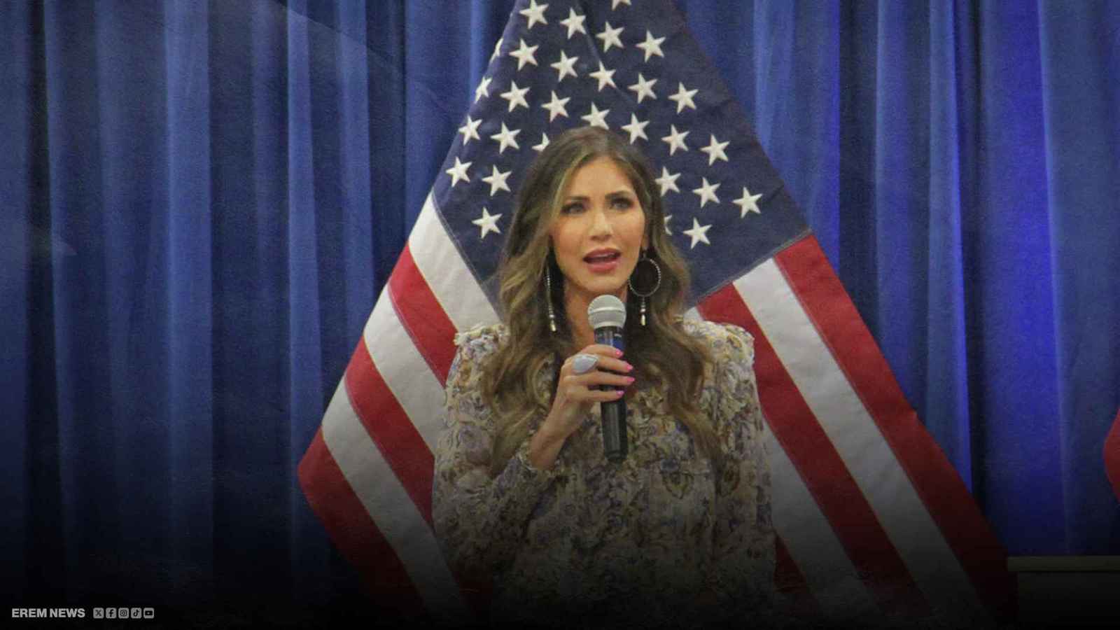 وزيرة الأمن الداخلي الأمريكية كريستي نويم