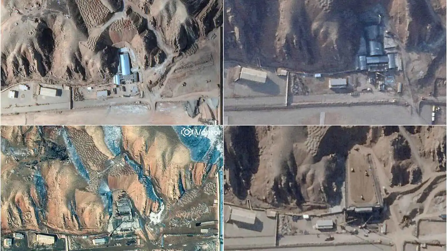 صور أقمار صناعية تكشف أن إيران تعزز منشآتها العسكرية