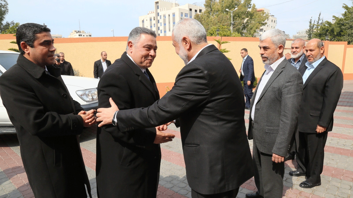 وفد من المخابرات المصرية يصل غزة