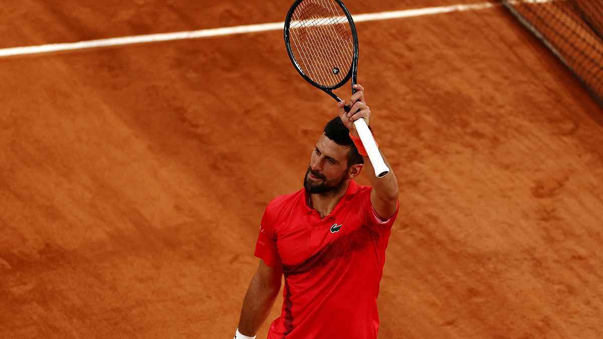 ديوكوفيتش يعبر ماكدونالد ويتأهل إلى الدور الثاني ببطولة فرنسا المفتوحة للتنس