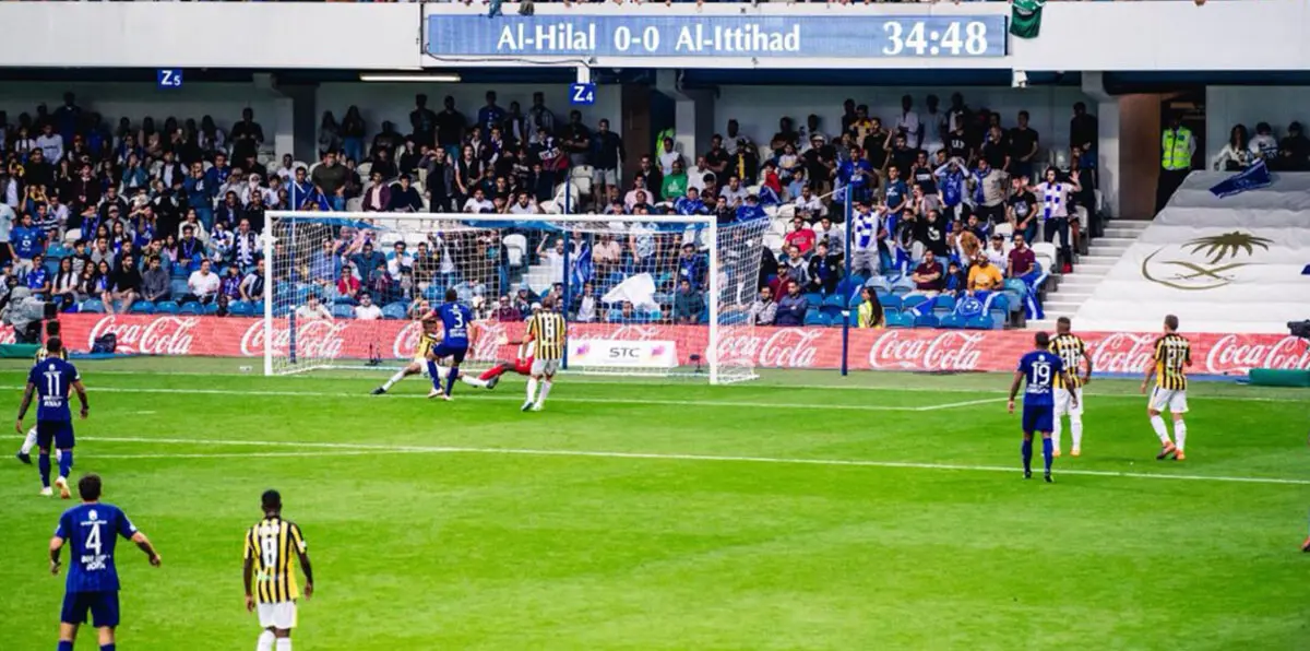أهداف مباراة الهلال والاتحاد.. إدواردو وريفاس يتقدمان للزعيم.. والأحمدي يقلص لـ"النمور" (فيديو)