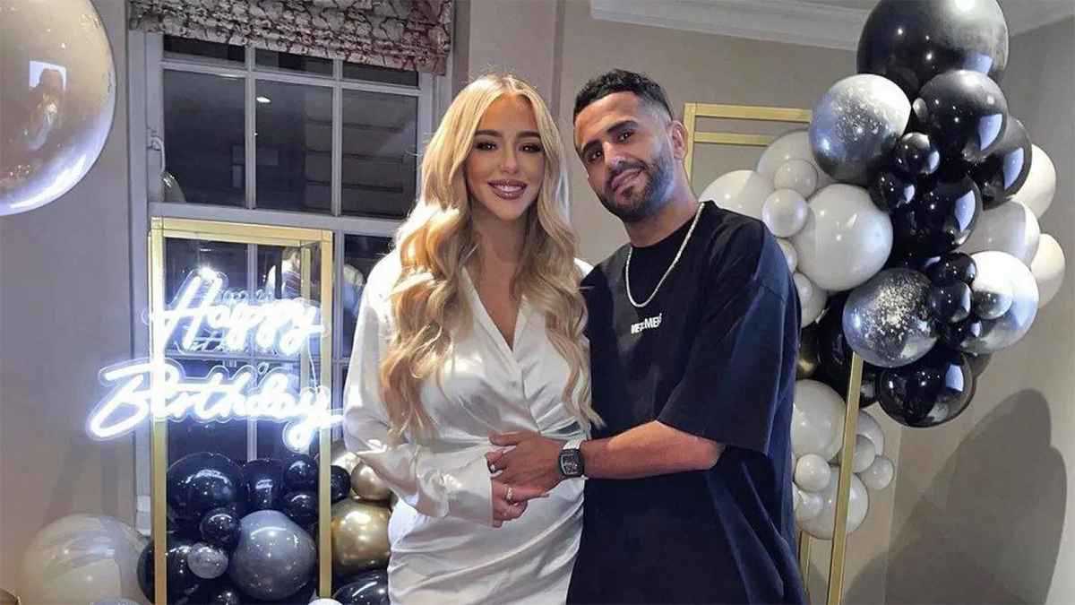 تايلور وارد تكشف عن جنس طفلها الثاني من رياض محرز