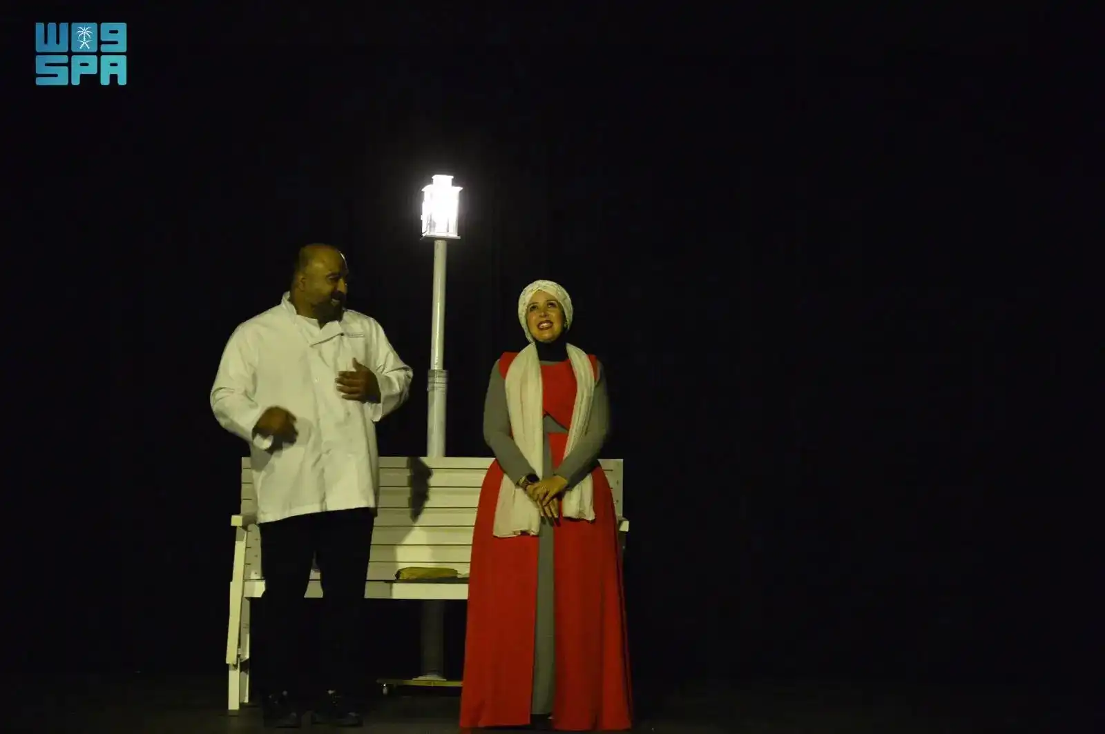 من مسرحية ليلى والدب قيس