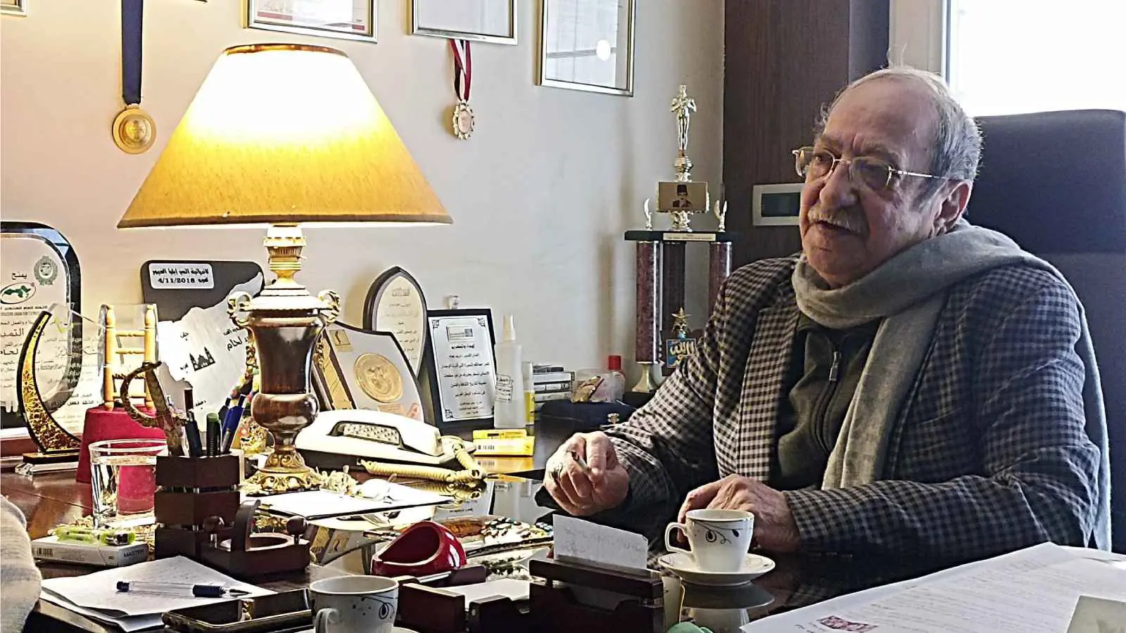 دريد لحام لـ"إرم نيوز": أنا بصحة جيدة