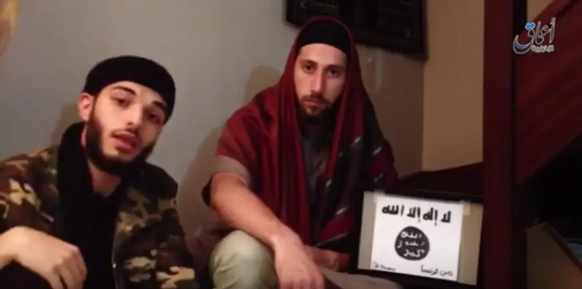 داعش ينشر فيديو لاثنين قال إنهما منفذا هجوم الكنيسة الفرنسية