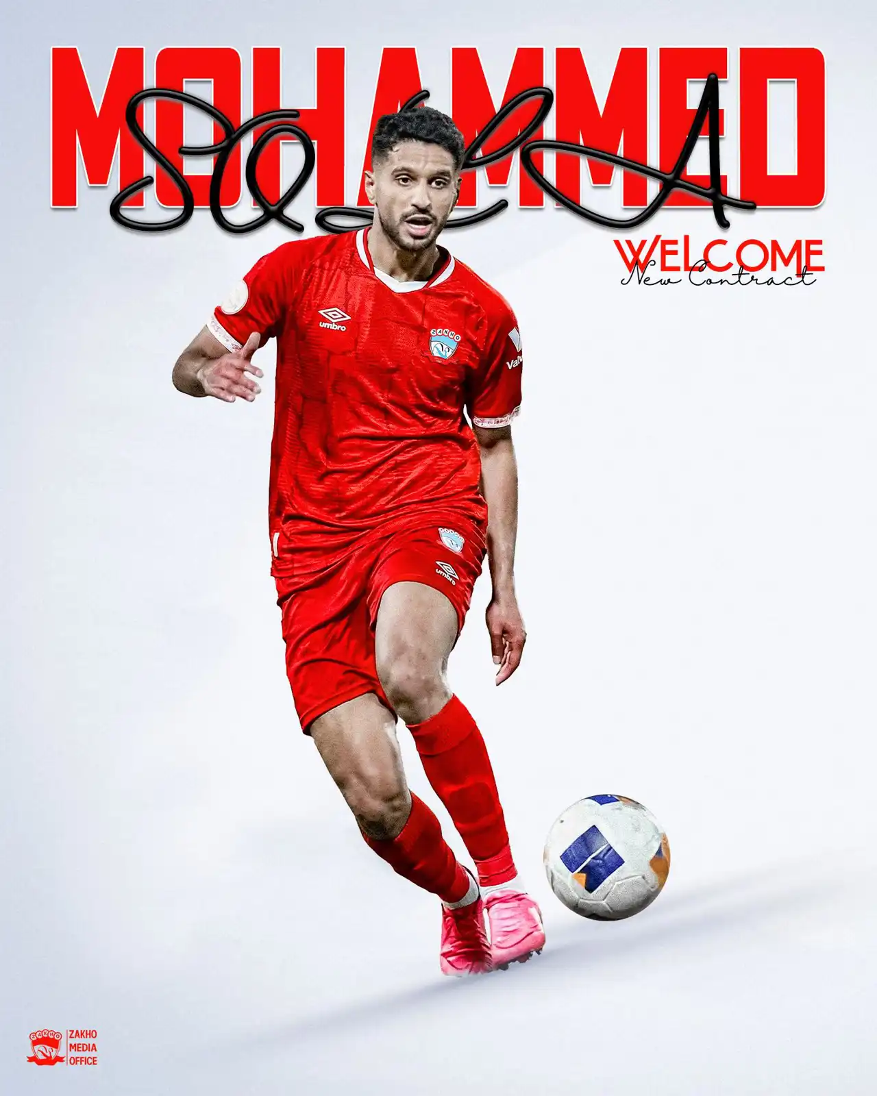 محمد صولة لاعبا في زاخو العراقي